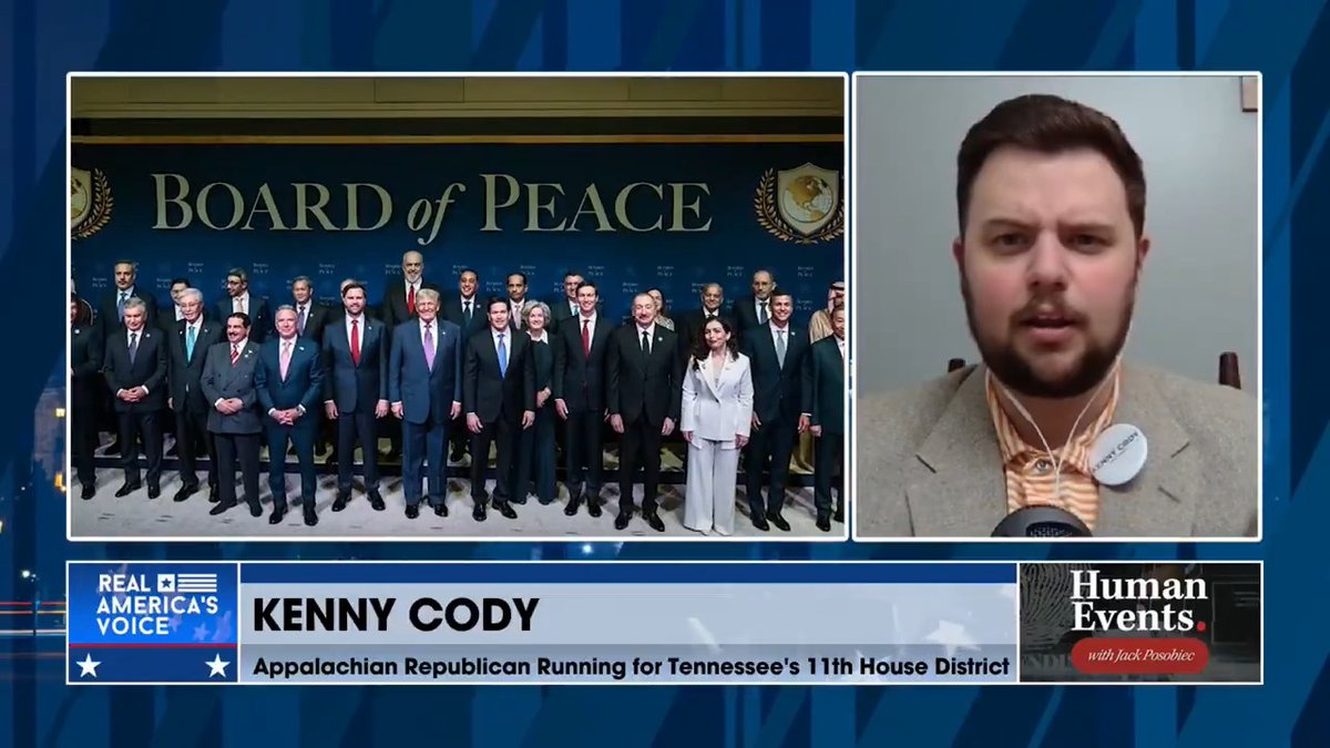 BOARD OF PEACE: "WHAT PRES TRUMP HAS BEEN CAMPAIGNING ON" "Interventions instead of war...trying to bring peace to the world. He is continuing to carry on promises." Kenny Cody Kev Posobiec Beni Rae Harmony Jack Posobiec