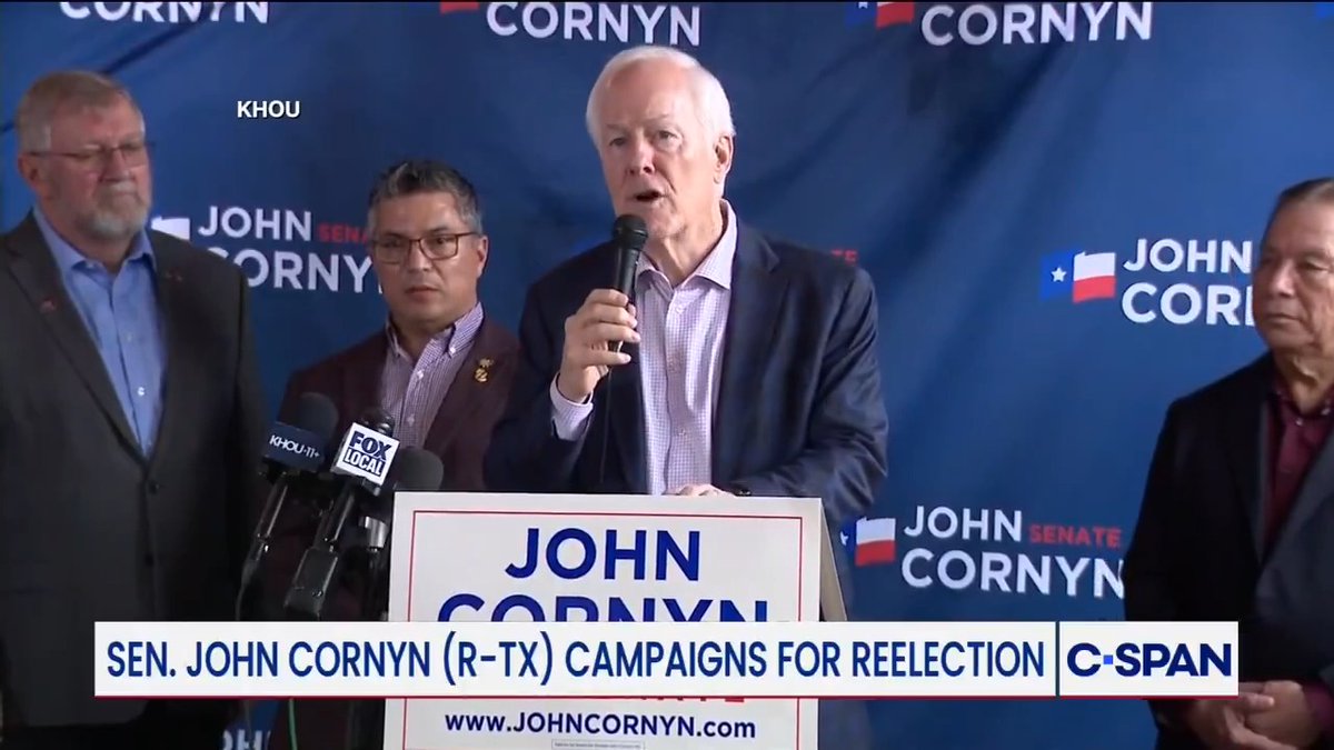 Sen. Senator John Cornyn: "The truth is, we, and the majority party, support the President of the same party and his policies. We did that with George W. Bush, and we're doing it with President Trump."