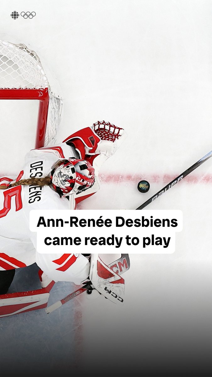 Ann-Renée Desbiens is locked in🔒