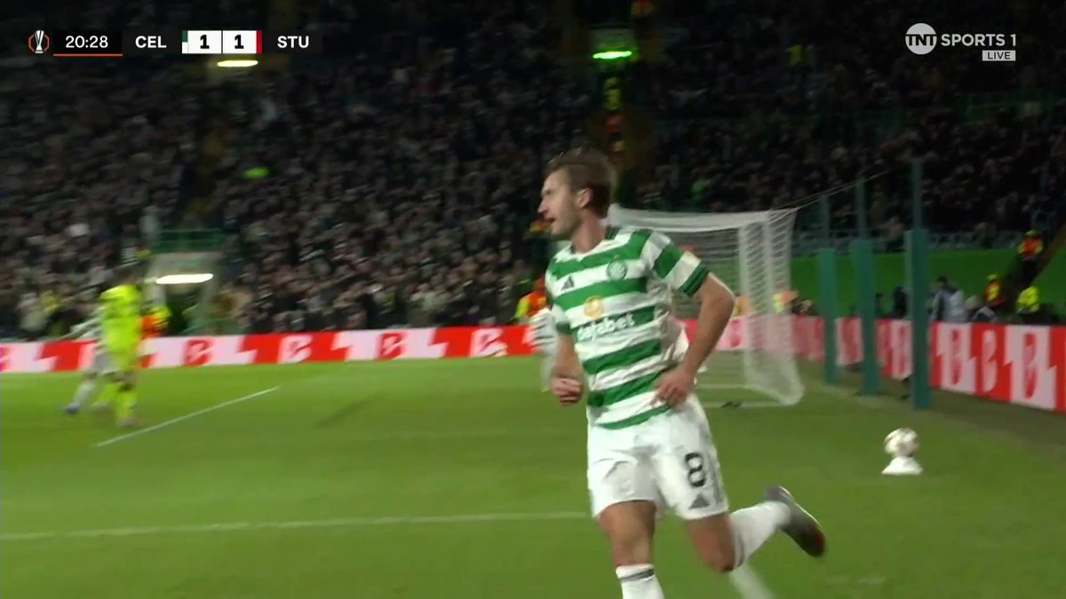 A poor mistake at the back from Stuttgart and Celtic equalise after falling behind 💥 📺 TNT Sports &amp; discovery+ UK