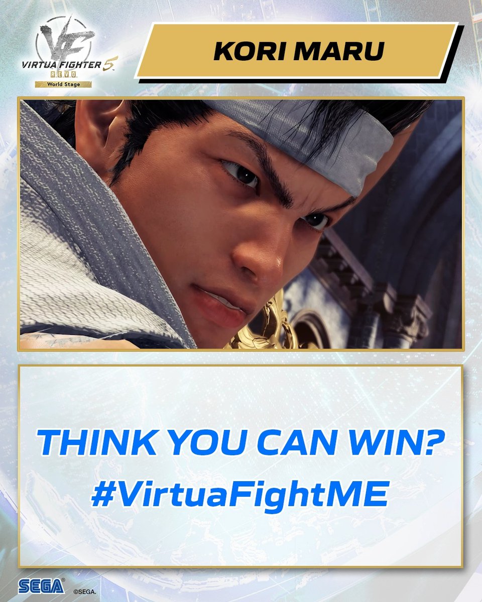 I’m challenging the SEGA & Virtua Fighter community to find and defeat my ghost in Virtua Fighter 5 R.E.V.O. World Stage! 👊 You’ll find my Akira in the Shark Pool Booth—avoid my ghost's powerful Tetsuzankō and use your determination to win the fight. Jūnen hayai-n-da-yo! 🔥— Kori-Maru 🔜 ✈️🇯🇵 Virtua Fighter O.C.🏆