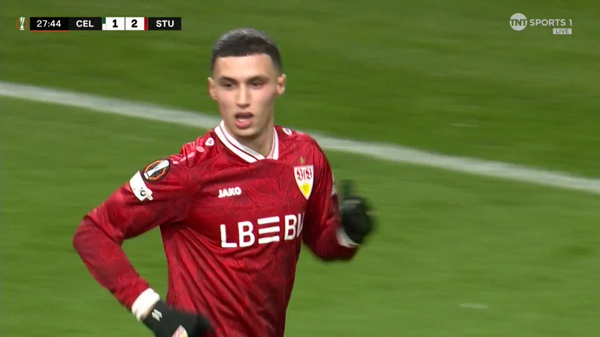 It didn't take long for Stuttgart to retake the lead 🔥 Bilal El Khannouss bags his second goal and the away side go 2-1 up 🙌 📺 TNT Sports & discovery+ UK