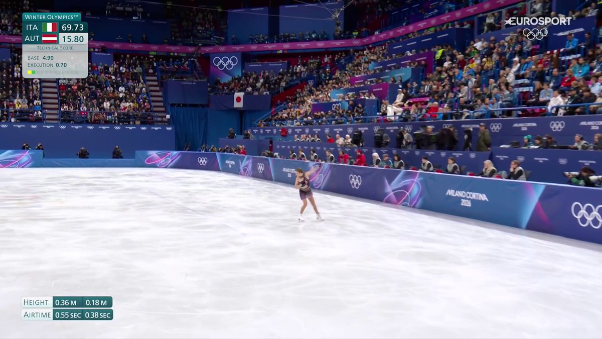 EMOZIONANTE LARA NAKI GUTMANN L’azzurra alza il livello della gara e soprattutto dà un segnale a sé stessa dopo il corto non alla sua altezza. Grande programma messo sul ghiaccio da Lara Naki Gutmann nel libero, senza sbavature e soprattutto emozionando l’intero Forum di Assago