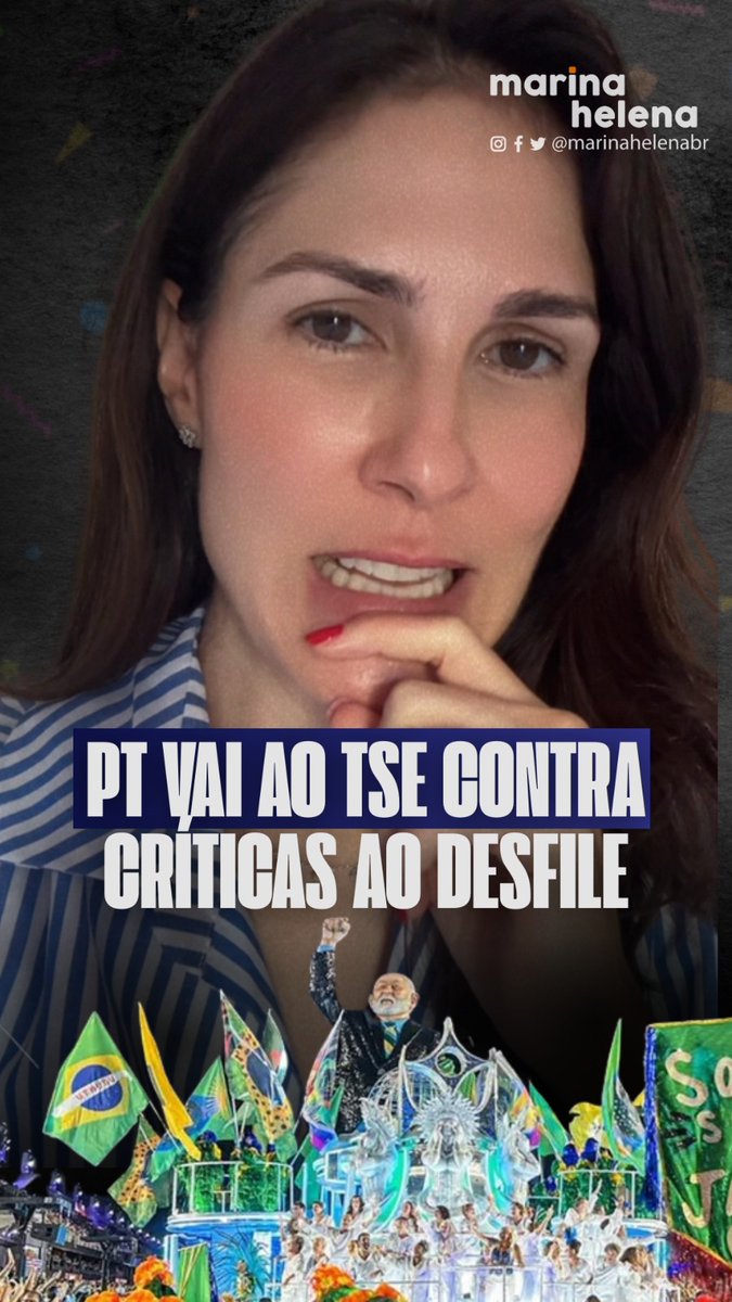 Sabe o desfile eleitoral do Lula? O PT quer acionar o TSE... contra críticas!