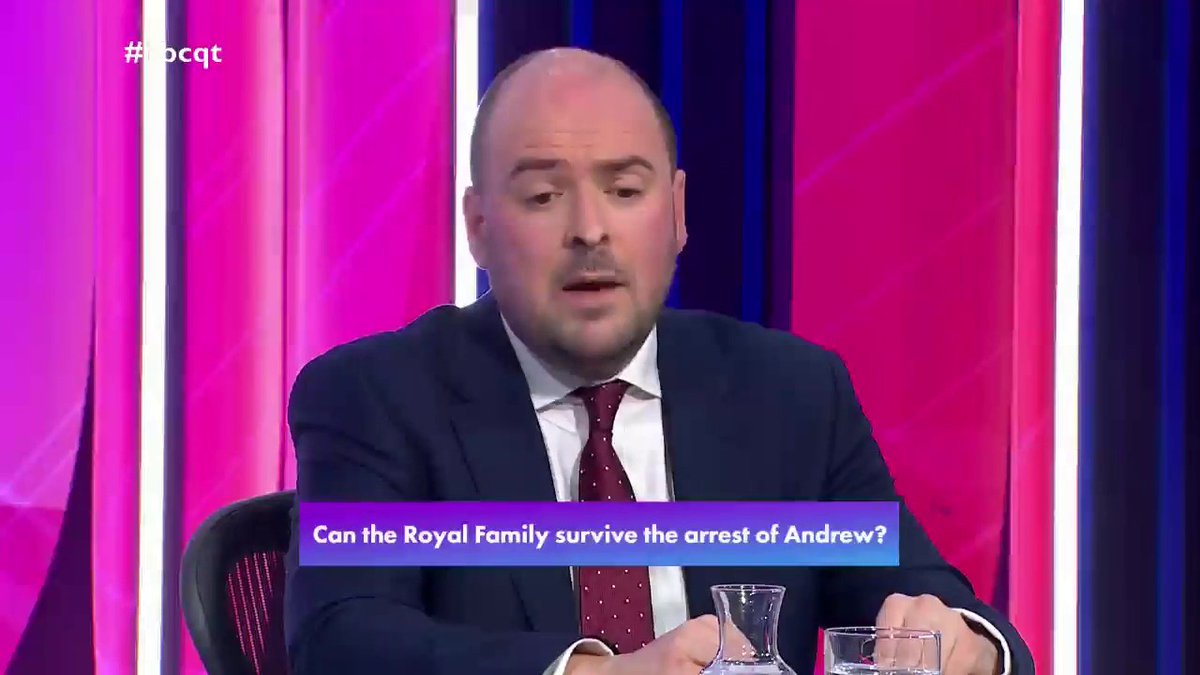 “The Royal Family itself will survive… because of the duty shown by the other senior members of the Royal Family” Conservative Richard Holden says the behaviour of Andrew Mountbatten-Windsor is in “stark contrast” to other Royals and “falls well below” expected standards #bbcqt