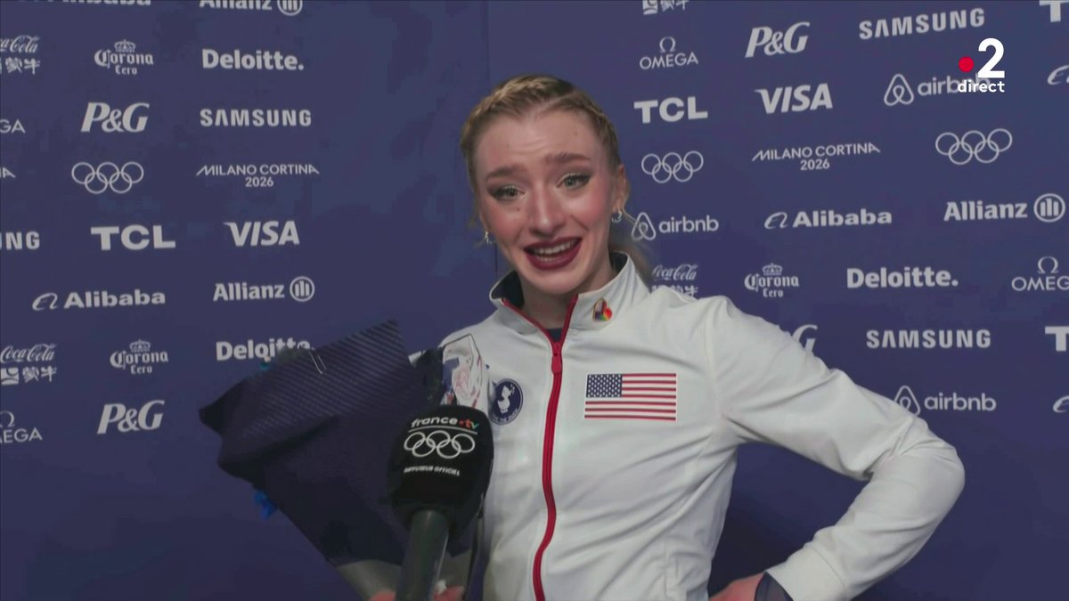 ❄️ #MilanoCortina2026 | 🗣️ La spontanéité d'Amber Glenn après son programme libre : "J'ai mes règles en ce moment, c'est vraiment difficile, surtout quand on doit porter ce genre de vêtements et qu'on doit être performante." ➡️ Les JO en direct :
