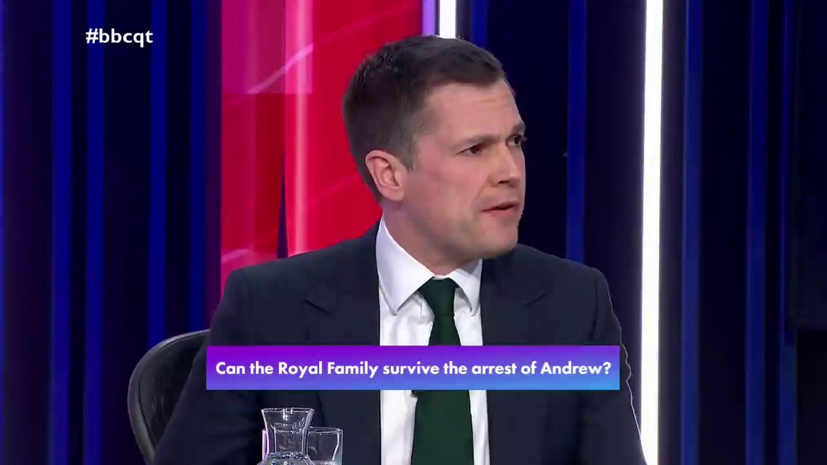 “He's disgraced himself, he's disgraced the Royal Family, and he's disgraced our country" Reform’s Robert Jenrick says allegations against Andrew Mountbatten-Windsor are “very, very serious”, and also calls on people to “think about the victims” of Epstein #bbcqt