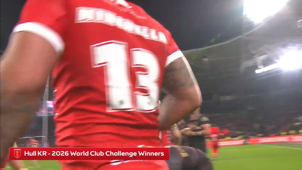 Hull KR are the 2026 World Club Champions! ๐