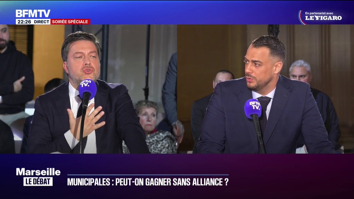 Municipales à Marseille: "Je créerai les conditions pour une union à gauche pour faire barrage à l'extrême droite", assure Sébastien Delogu (LFI) #MarseilleLeDébat