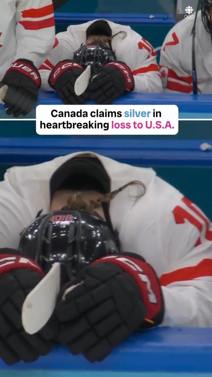 A silver lining to a heartbreaking loss 🇨🇦🥈 #MedalMoments presented by BRP #BRPHeartbeat