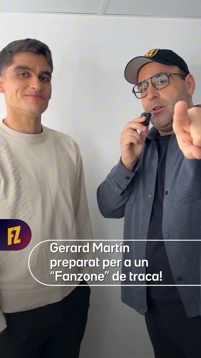 🔵🔴 Gerard Martin ja està preparat per a un “Fanzone” de traca i mocador que podreu veure quan acabi #Polònia20anys3Cat #Fanzone3Cat ▶