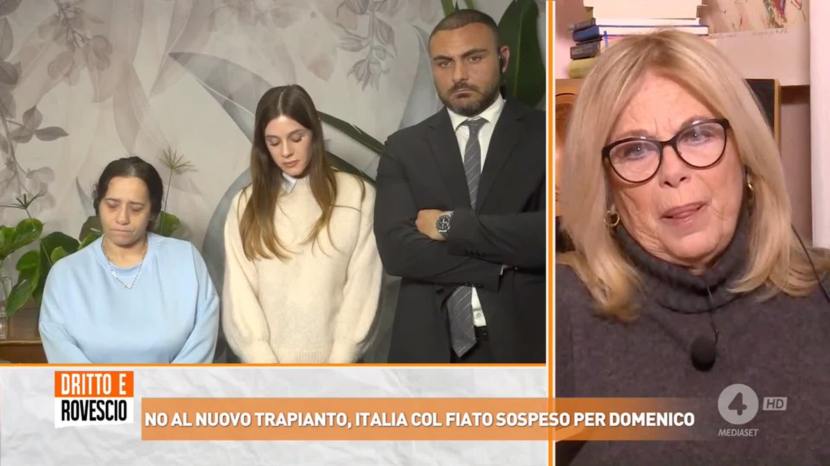 "`Vorrei essere lì e abbracciarla forte" Rita Dalla Chiesa su Patrizia, la mamma del bimbo di Napoli a cui è stato trapiantato un cuore danneggiato. #drittoerovescio