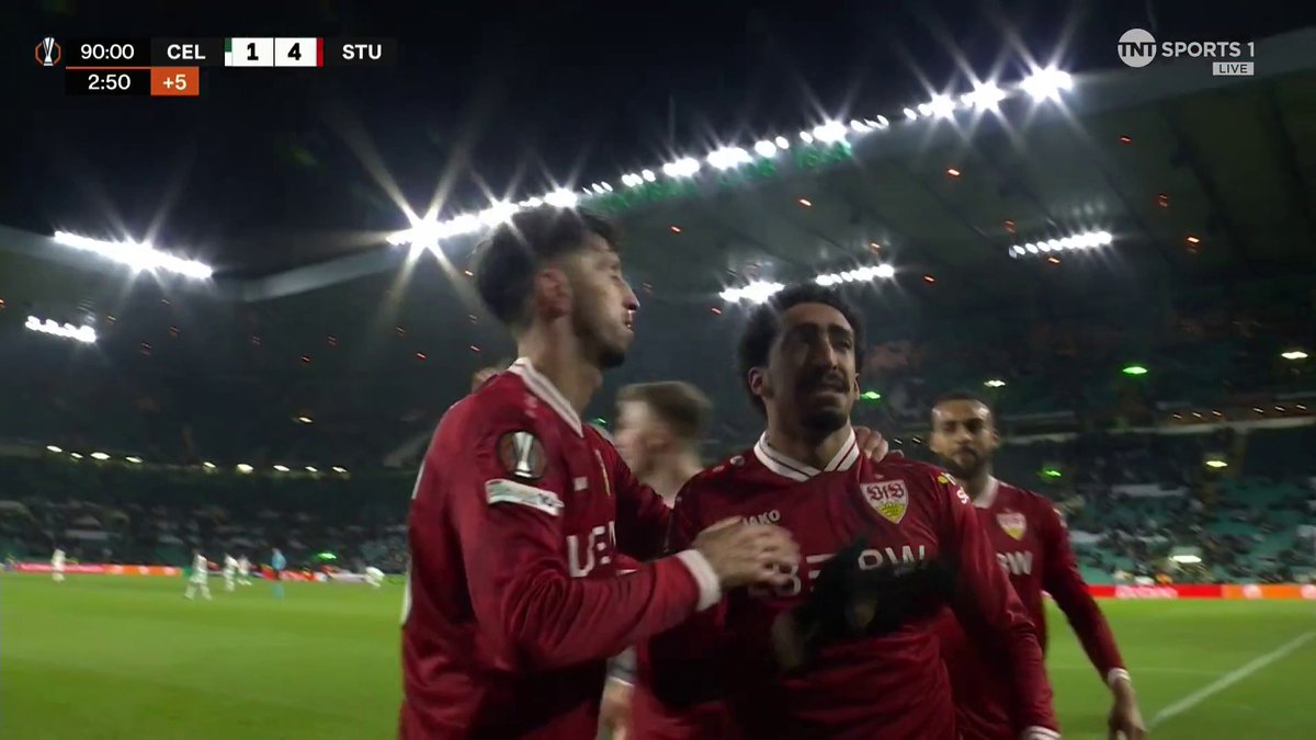 The icing on the cake 🎂 Stuttgart put a fourth goal past Celtic away from home 🔥 📺 TNT Sports &amp; discovery+ UK
