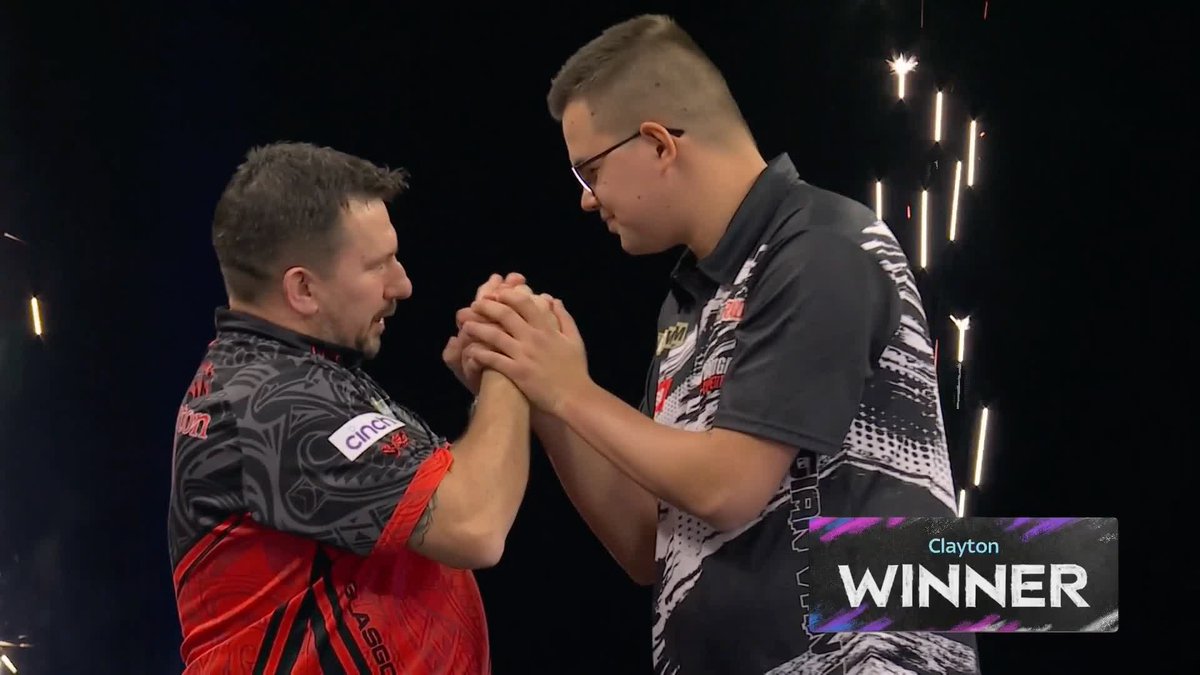 The moment Jonny Clayton won Night Three in STYLE! 🙌🏆