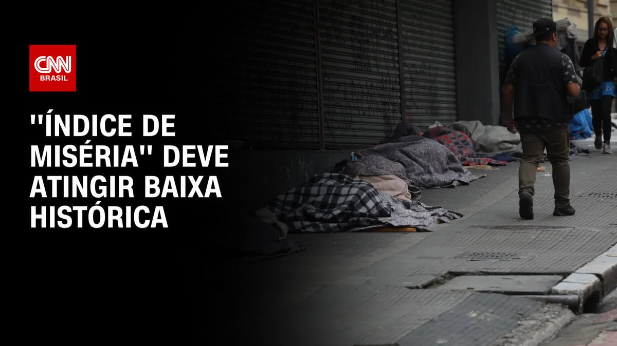 🚨 ÍNDICE DE MISÉRIA NO BRASIL CHEGA AO MENOR NÍVEL DA HISTÓRIA