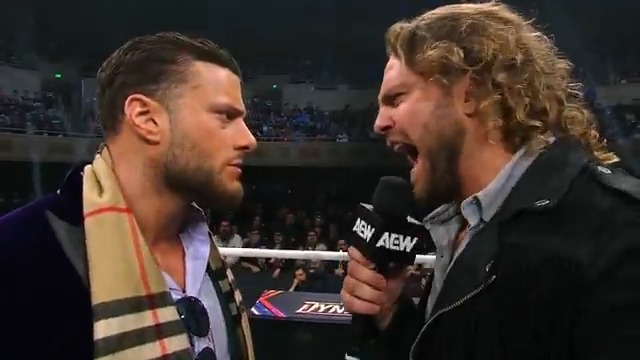 The tension in the air was palpable when AEW World Champion Maxwell Jacob Friedman™️ and Hangman Page met face-to-face to discuss their Title Match at #AEWRevolution! Watch the #AEWDynamite replay RIGHT NOW on @SportsOnMAX!