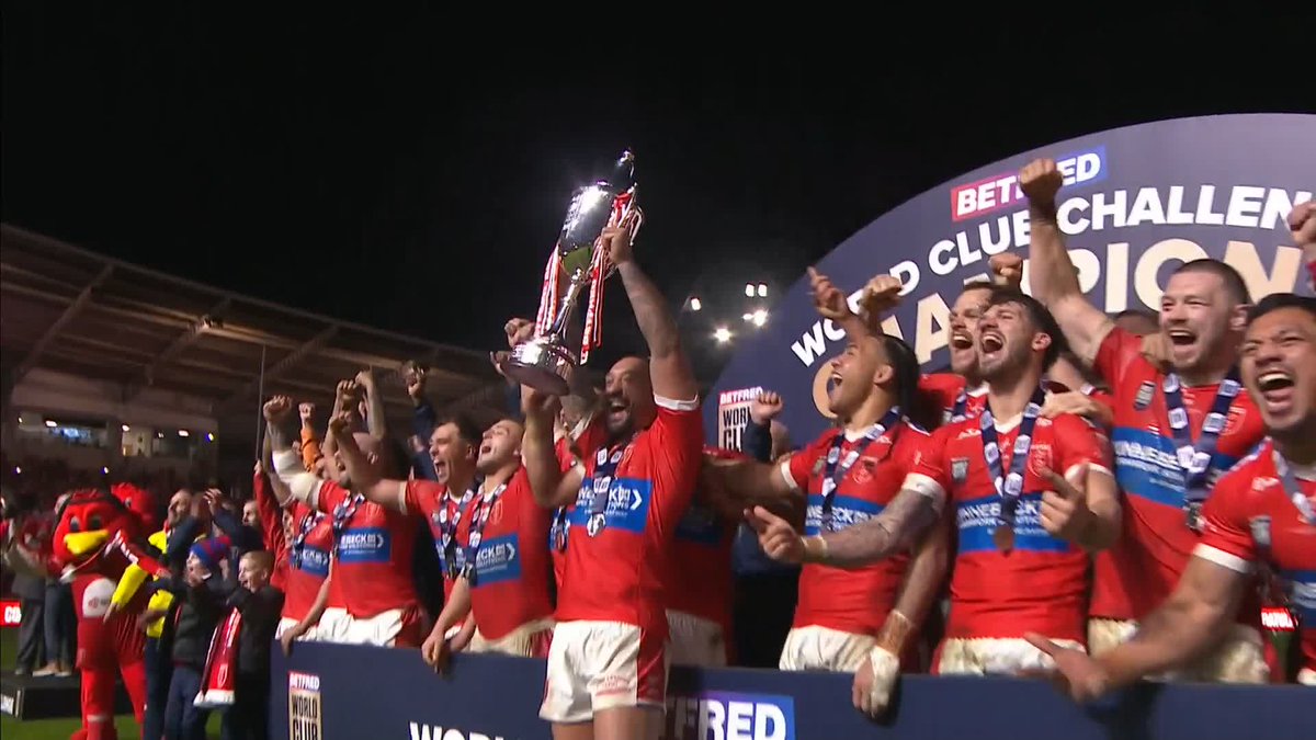 Hull KR are on TOP of the world 🌍