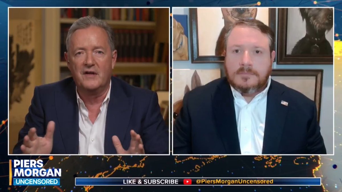 'The difference is, if Kristi Noem was a Muslim, you'd want to deport her.' Watch Piers Morgan's interview with Rep. Randy Fine in full 👇 📺 Piers Morgan | Congressman Randy Fine