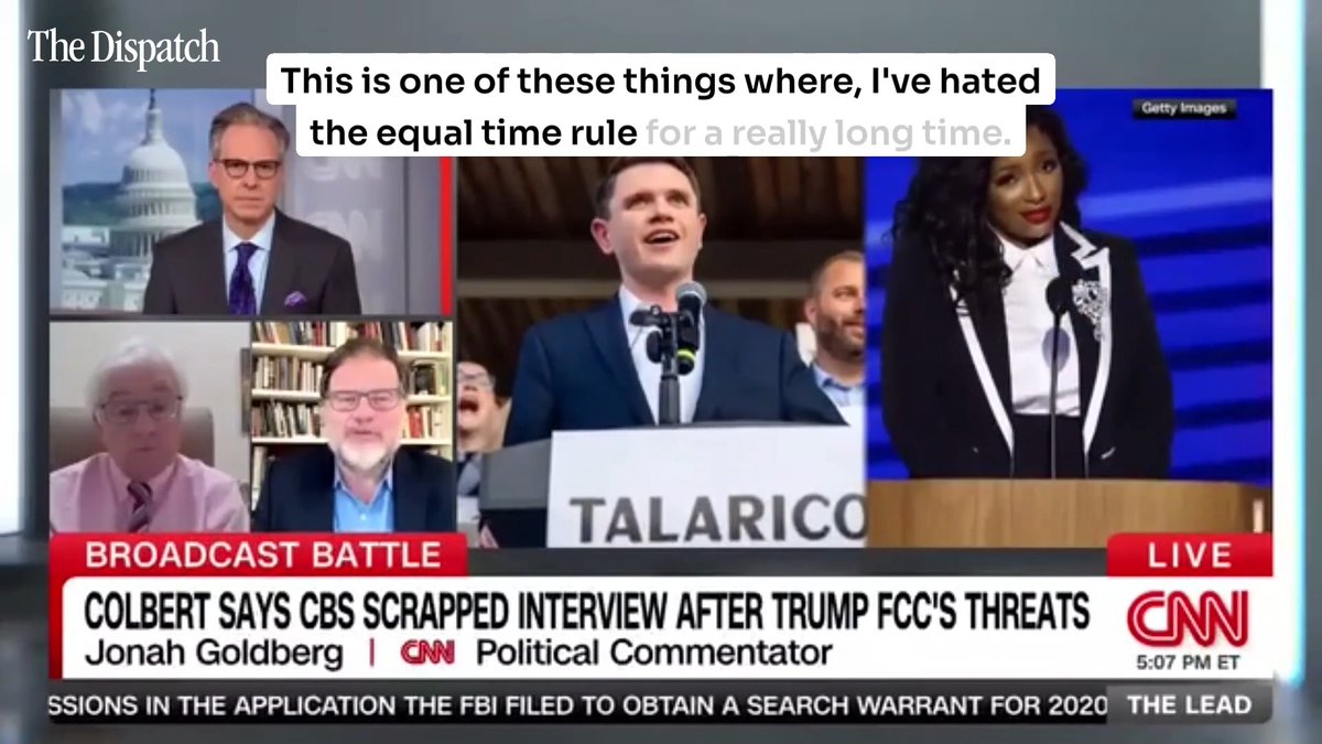 “In some ways this was a gift for Talarico and it was also a gift for Colbert who was looking for opportunities to stick his thumb in the eye at CBS and of Trump.” | Jonah Goldberg on The Lead CNN