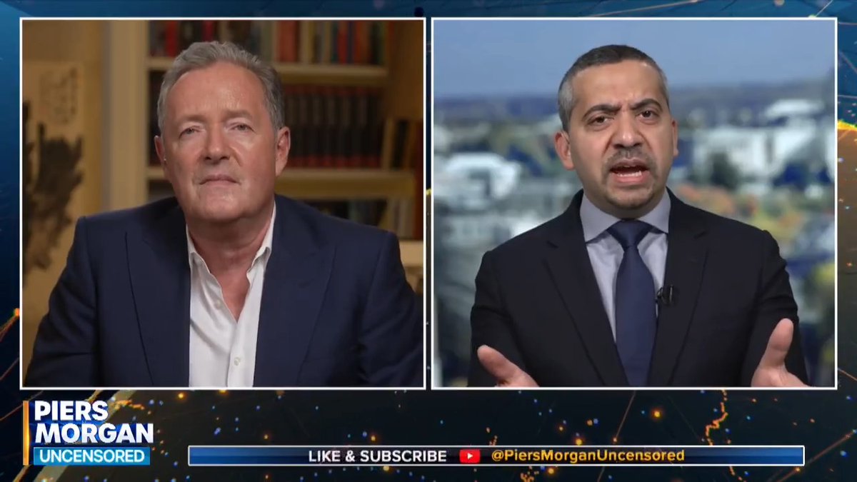 'Mehdi, YOU helped get Trump reelected!' Piers Morgan and Mehdi Hasan have a robust debate on the President. Watch more👇 📺 Piers Morgan | Mehdi Hasan