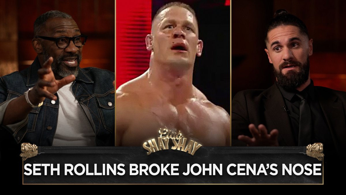 Seth Rollins On Breaking John Cena Nose &amp; Wrestling To 48 "The John thing was a complete accident. It's not ballet, it's a physical interaction so things happen. John's amazing." - Seth Rollins
