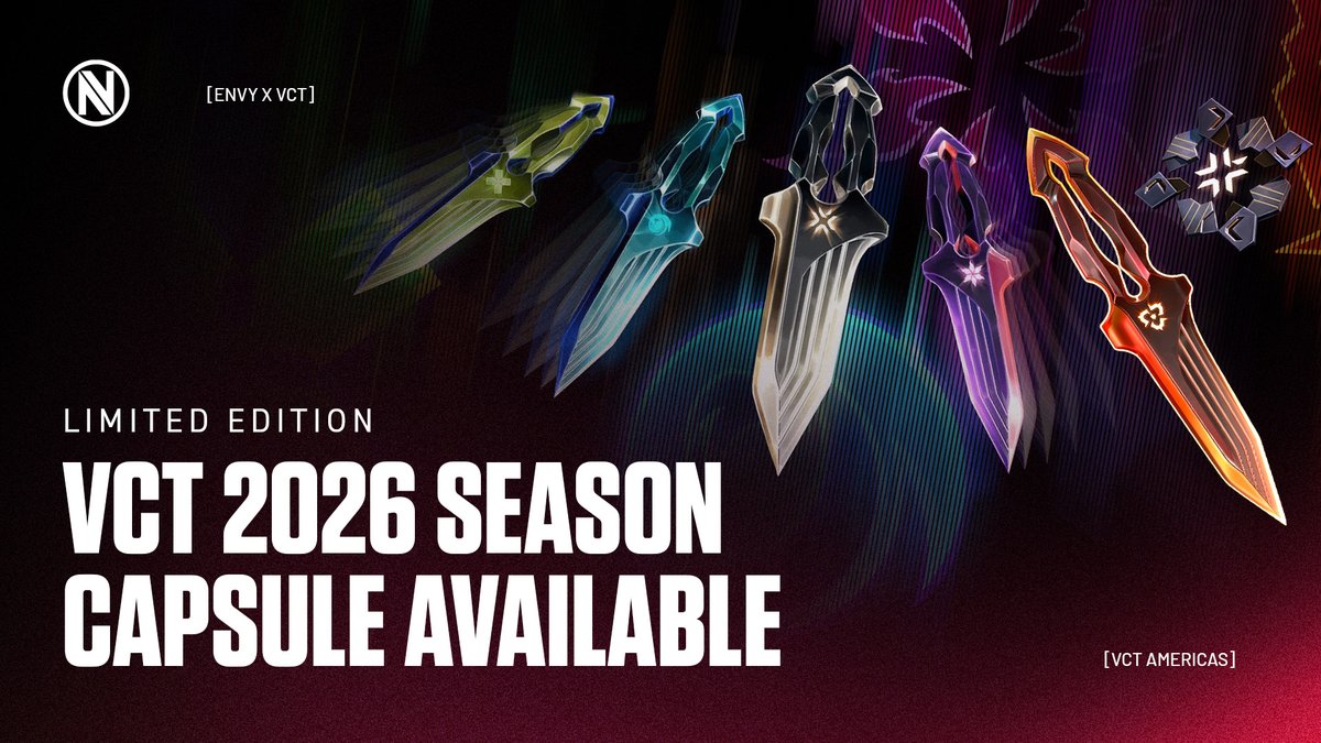 Bring the best knife to the gunfight The VCT 2026 Capsule is out NOW