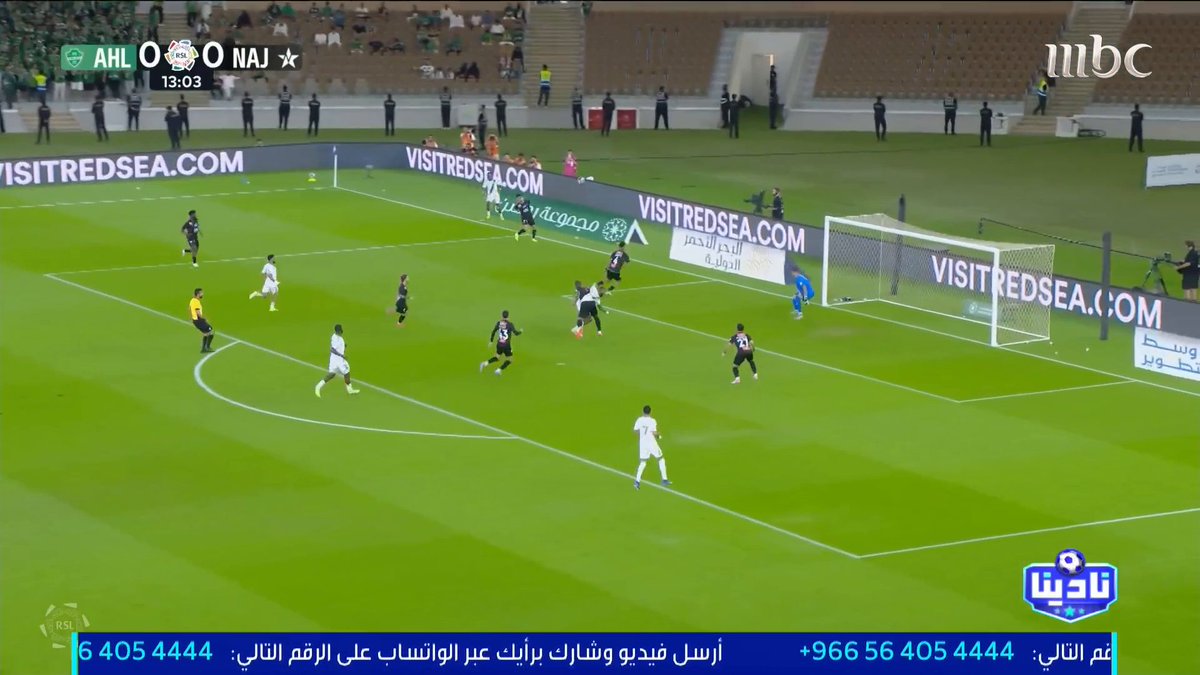 الخبير التحكيمي - فهد المرداسي: الحالات التحكيمية لمباراة الأهلي VS النجمة د 33 و 91 ركلتا جزاء صحيحة للأهلي د 45+6 قرار صحيح بإلغاء ركلة جزاء الأهلي د 51 بطاقة حمراء صحيحة للاعب النجمة #رمضان_يجمعنا مجاناً على MBC شاهد برنامج #نادينا_الفوز_بملعبك يوميا الساعة 1:00 صباحًا بتوقيت السعودية على MBC1 لمتابعة البث المباشر