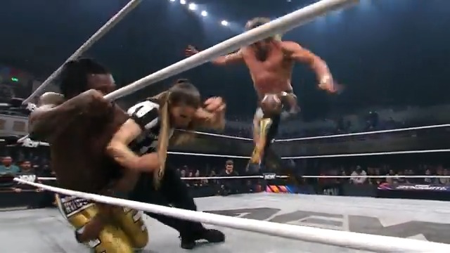 Sacramento was on their feet the whole time for the FIRST TIME EVER meeting of Kenny Omega + @SwerveConfident! But what happened after the dream match was a nightmare ... Watch the #AEWDynamite replay RIGHT NOW on @SportsOnMAX!