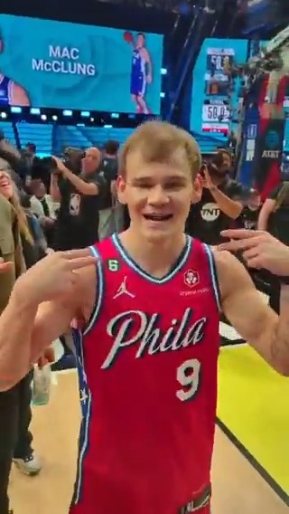 "Get your ugly a** out of my camera!" 🤣 3 years ago today, Mac McClung won the first of 3 straight NBA Dunk Contests. Here's Giannis' hilarious footage from the event