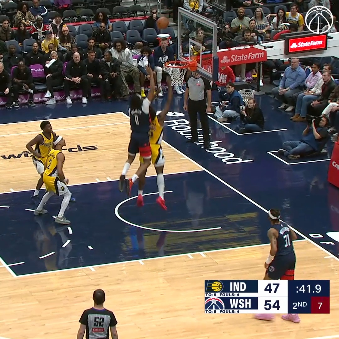 BILAL COULIBALY PUT BACK DUNK — RISE UP. 🔥🔥🔥