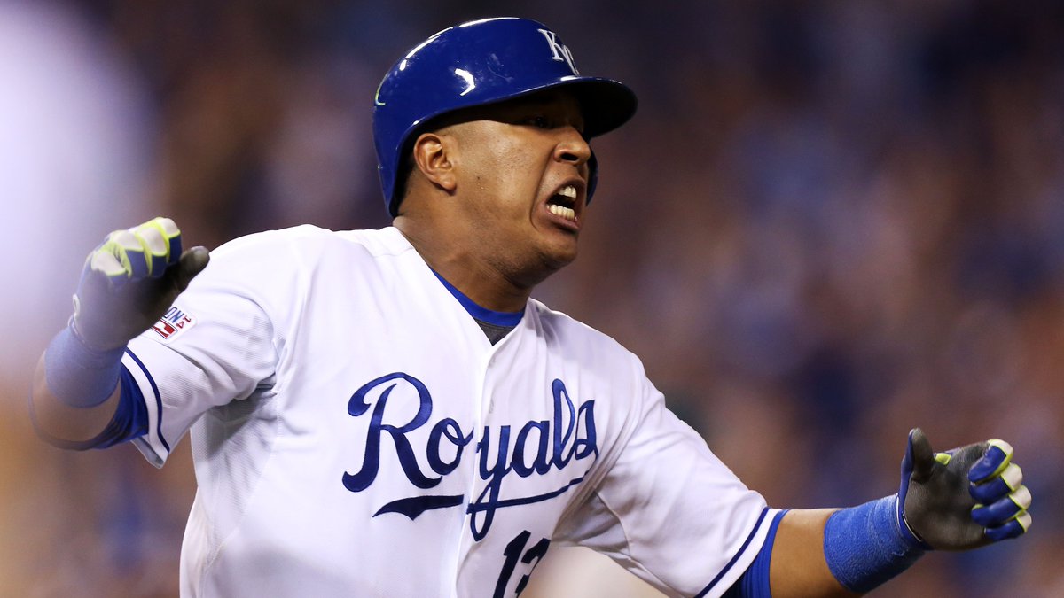 When Salvador Perez walked off the Oakland A's during the 2014 Wild Card Game.