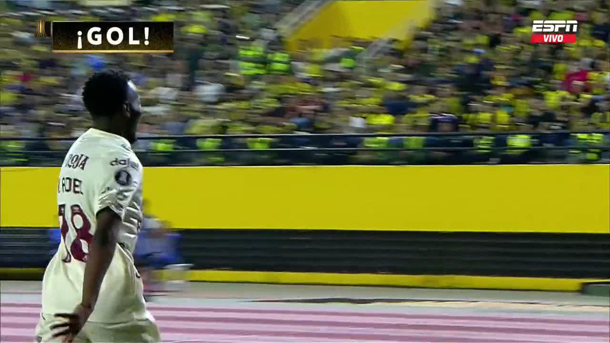 🇨🇴 GOOOL del #Tolima. Kelvin Flórez marcó el 1-0 en la vista del ‘pijao’ a #Táchira, al 65’ 🐷