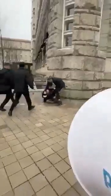 Reportedly footage of Azerbaijani President Ilham Aliyev’s security guards beating up protesters today in Washington, D.C. Exploit diplomatic immunity accordingly... #CityLife #azerbaijan #DC #urban #diplomats #fight #protest #Azərbaycan #police