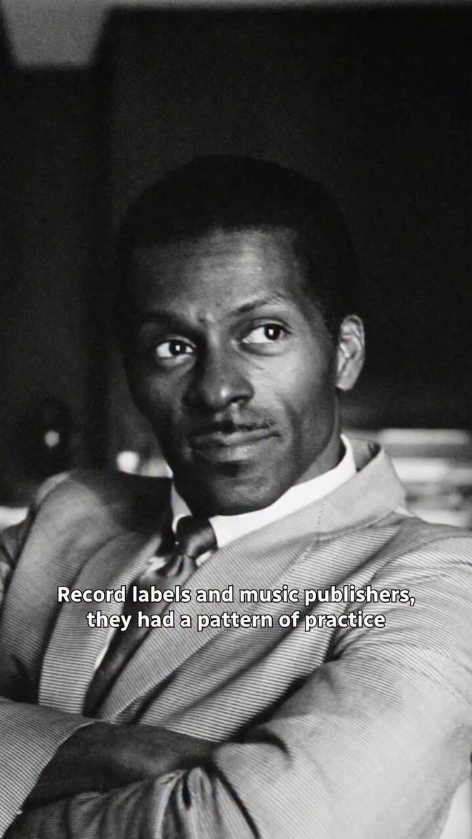 Are we surprised yt people always stealing what black folks create • Chuck Berry realized he was sharing his Maybellene songwriting credits with people who he didn’t even know and who hadn’t worked on the song at all. Stream the first episode of Paid in Full: The Battle for Black Music on CBC Gem and CBC Docs YouTube