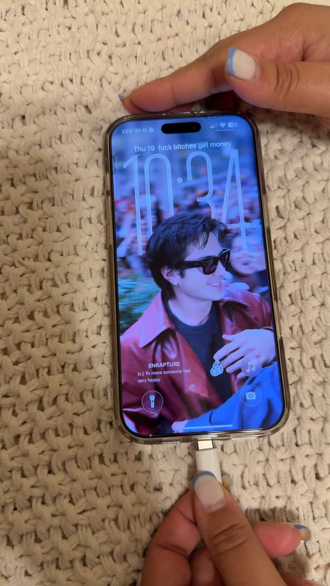 y’all mind if i charge my phone?