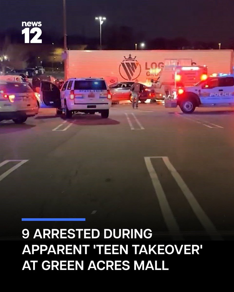 MALL TAKEOVER UPDATE: Police say that nine people were arrested during an apparent 'teen takeover' of the Valley Stream Mall, but no details have been released regarding the charges or ages. #News12 #LongIsland #MallTakeover #Arrests #CommunitySafety