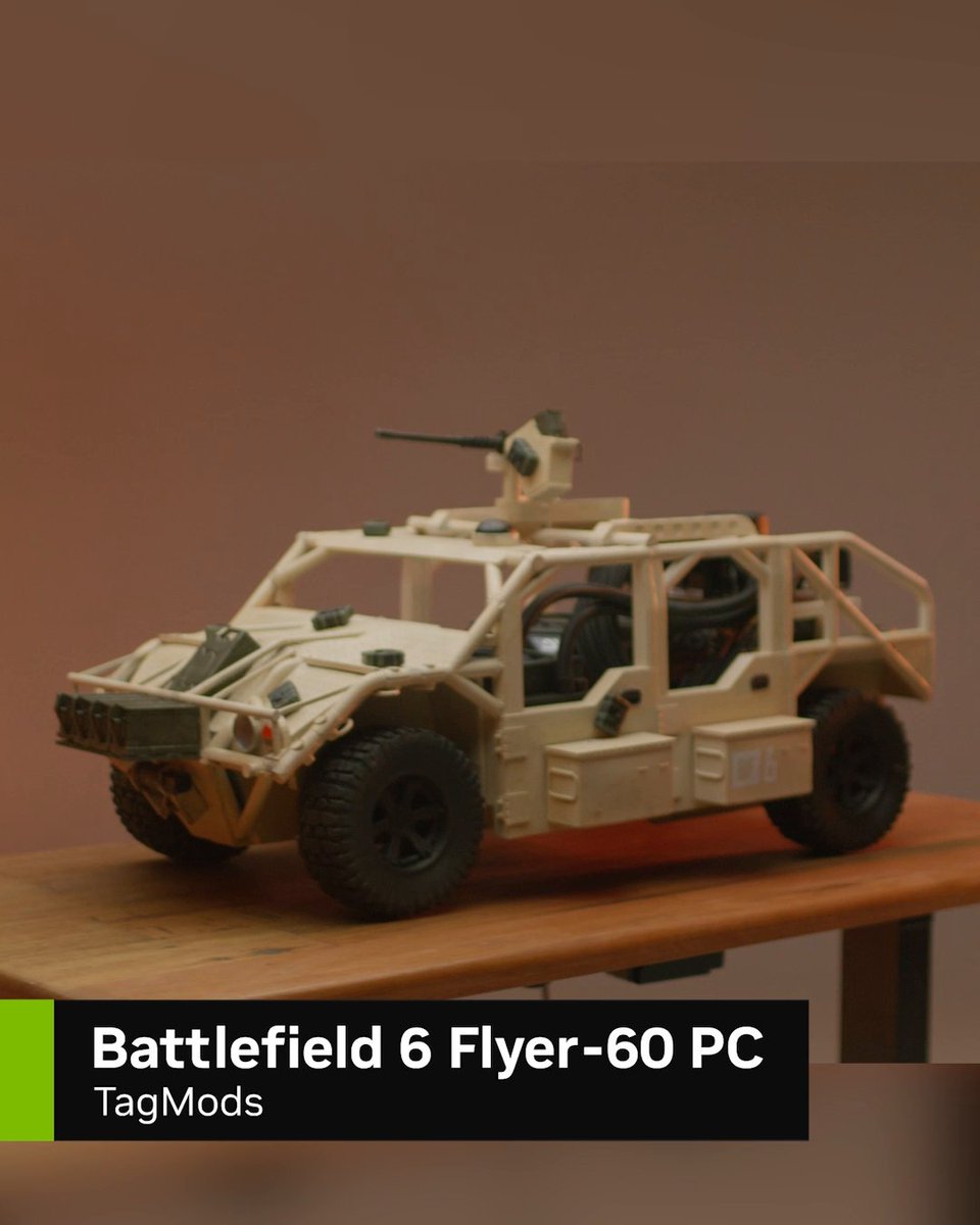 ⚠️ 新しい GeForce Garage ビルド ⚠️ TAG Mods 氏による GIGABYTE GeForce RTX 5070 Ti Gaming OC 搭載の「Battlefield 6 Flyer-60 PC」をご覧ください 👀
