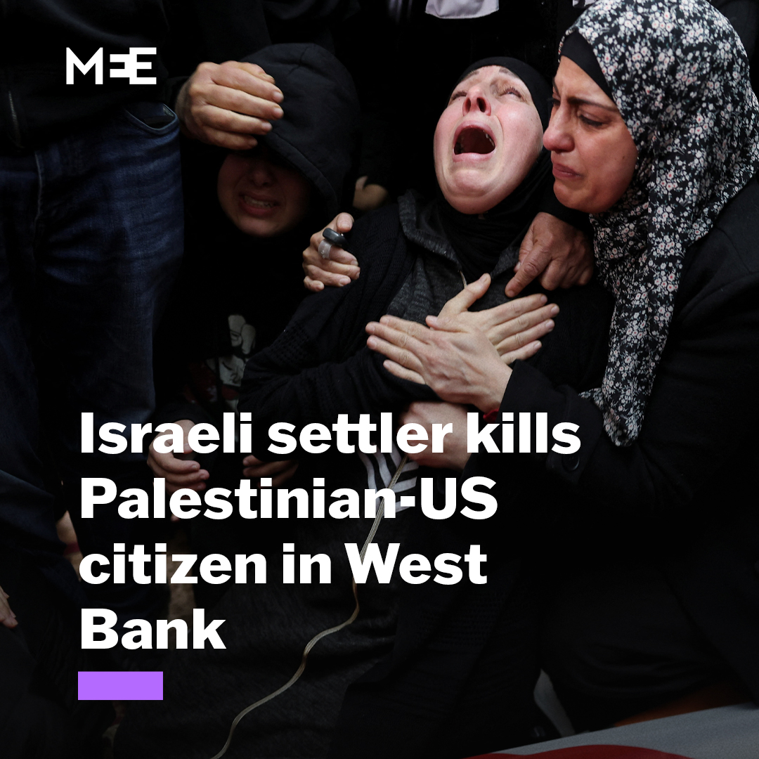 “When the settlers saw the army, they were emboldened and began firing live ammunition.” Nasrallah Muhammad Jamal Abu Siam, a 19-year-old Palestinian-American citizen, was killed by an Israeli settler in the occupied West Bank, according to the Palestinian Health Ministry