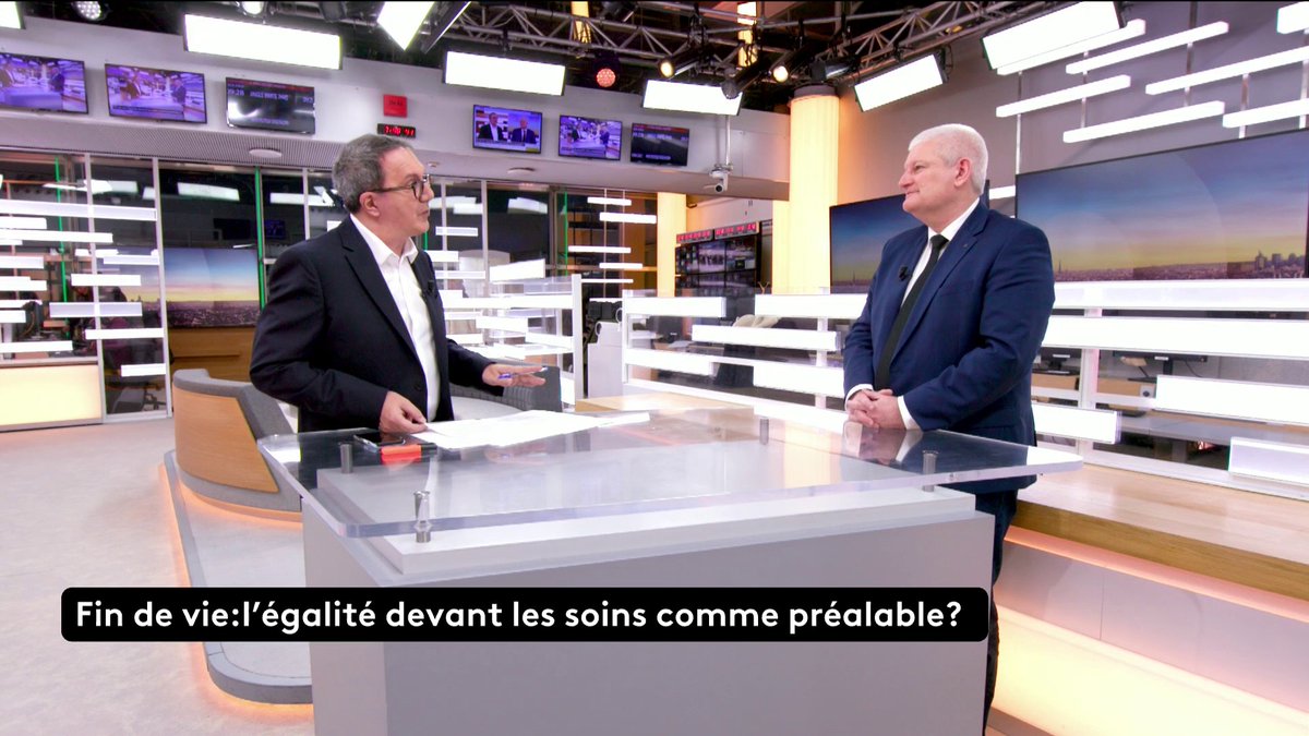 🔴 "Je suis un défenseur de l'aide active à mourir, mais je suis aussi un militant des soins palliatifs, l'un et l'autre ne s'opposent pas", rappelle Olivier Falorni, auteur de la proposition de loi sur la fin de vie. #canal16