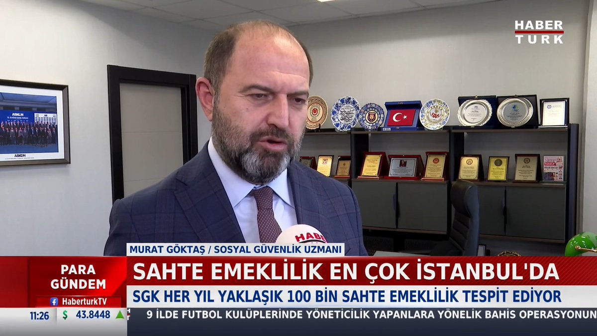 Sahte emeklilik en çok İstanbul'da SGK, her yıl yaklaşık 100 bin sahte emeklilik tespit ediyor.