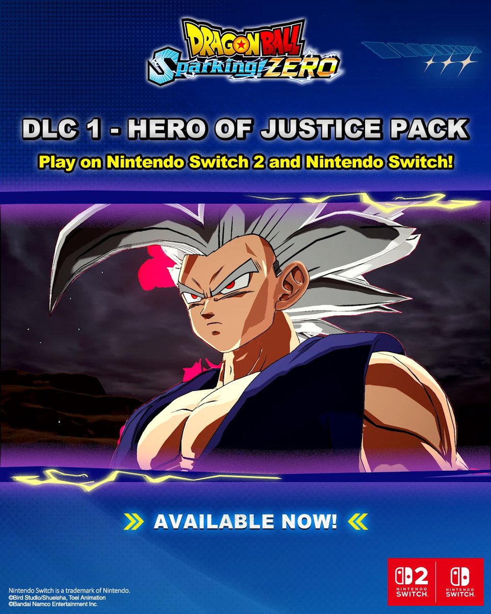 Four new Gohan forms are coming to DRAGON BALL: Sparking! ZERO on Nintendo Switch and Nintendo Switch 2 in DLC Pack 1, available now! #DBSZ
