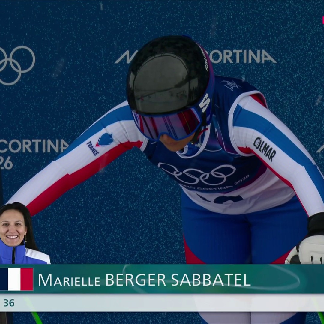 Marielle Berger Sabbatel 🇫🇷 prend le 9e temps provisoire de la manche de classement en ski cross Suivez les Jeux Olympiques de #MilanoCortina2026 en intégralité sur Eurosport et HBO Max