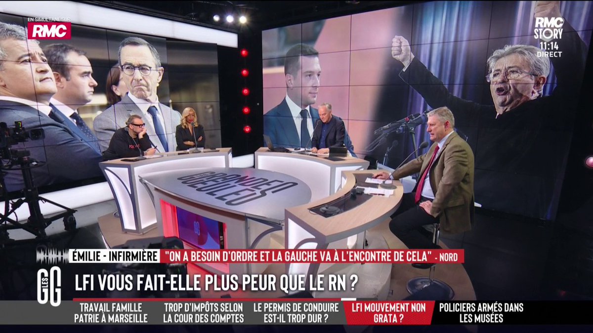 😱 "LFI incarne l'anarchie" 📞 Emilie, infirmière, au 3216 : "J'ai plus peur de LFI que du RN. LFI, c'est le chaos, ils n'écoutent personne, ils hurlent..." #GGRMC