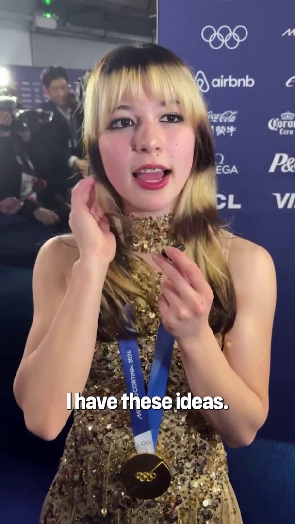 "It’s not about winning or losing" ❤️ Alysa Liu offers some great advice for young skaters 🫶