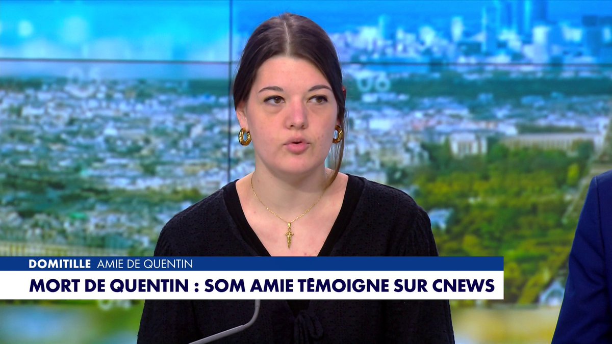 «Beaucoup de personnes ont essayé de le faire passer pour ce qu'il n'est pas», considère Domitille, amie de Quentin, dans #MidiNewsWE