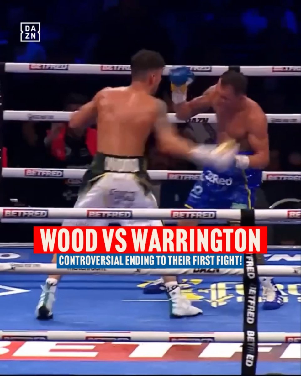 Leigh Wood was victorious over Josh Warrington in 2023, but it wasn't without controversy 😳 Tomorrow night, they settle the score in a rematch, live on DAZN 🔥