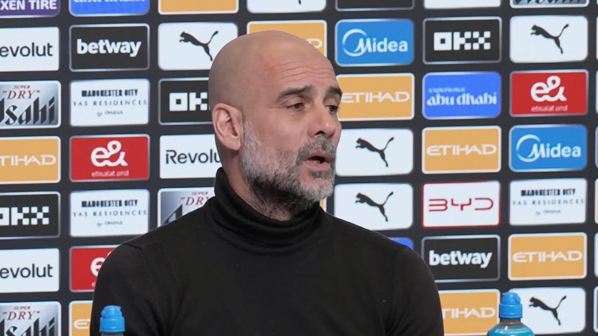 "12 games left, is an eternity!" Pep Guardiola discusses the title race 👀