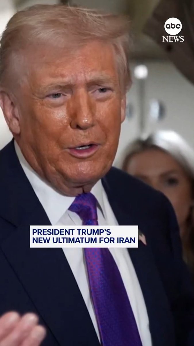 President Trump has given Iran a 15‑day deadline to reach a nuclear agreement as he weighs potential military options. ABC News News' @MaryKBruce reports.