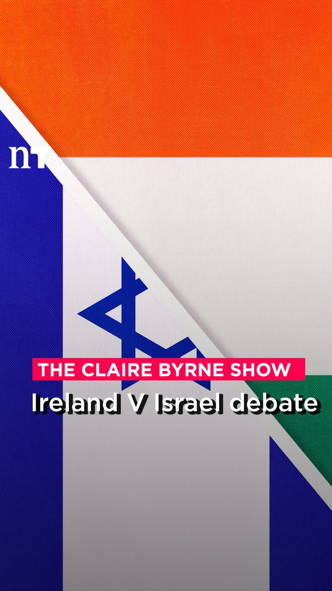'Do people want Israel to be completely cast out from the brotherhood of nations?' Ahead of today's protest on the issue, Richard Boyd Barrett and Ian O’Doherty debate whether the Ireland V Israel matches should go ahead, on The Claire Byrne Show.
