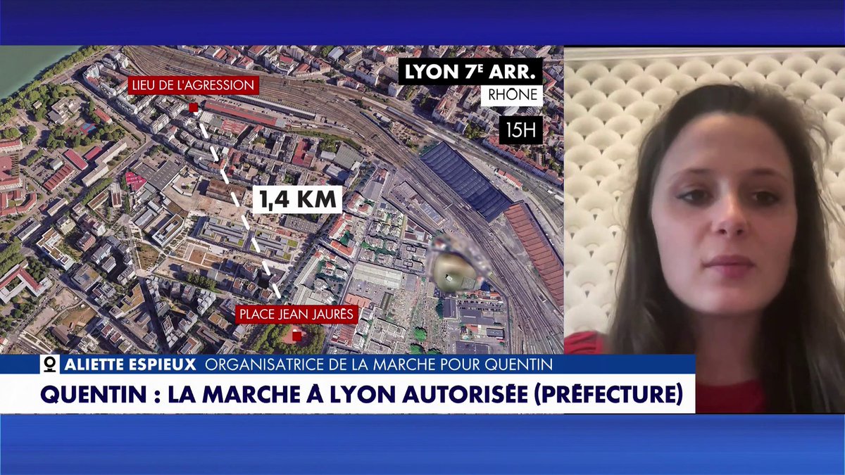 Aliette Espieux, organisatrice de la Marche pour Quentin, dans #180MinutesInfoWE : «Toute action violente, toute perturbation, salirait la mémoire de Quentin»